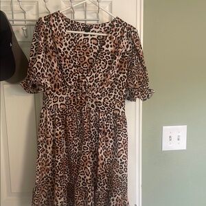 Leopard Print Dress